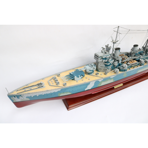 Hms Vua George V Nghệ Thuật Dân Gian Thuyền Gỗ Mô Hình Handmade Phong Cách Châu Âu Cho Trang Chủ Trang Trí Thủ Công Mỹ Nghệ Với Hộp Quà Tặng - Product Image 3