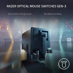 Razer DeathAdder V3 Pro 30k DPI ottico ergonomico RGB Laptop/PC USB 2.4GHz Mouse da gioco senza fili silenzioso per uso ufficio/studente - Product Image 3