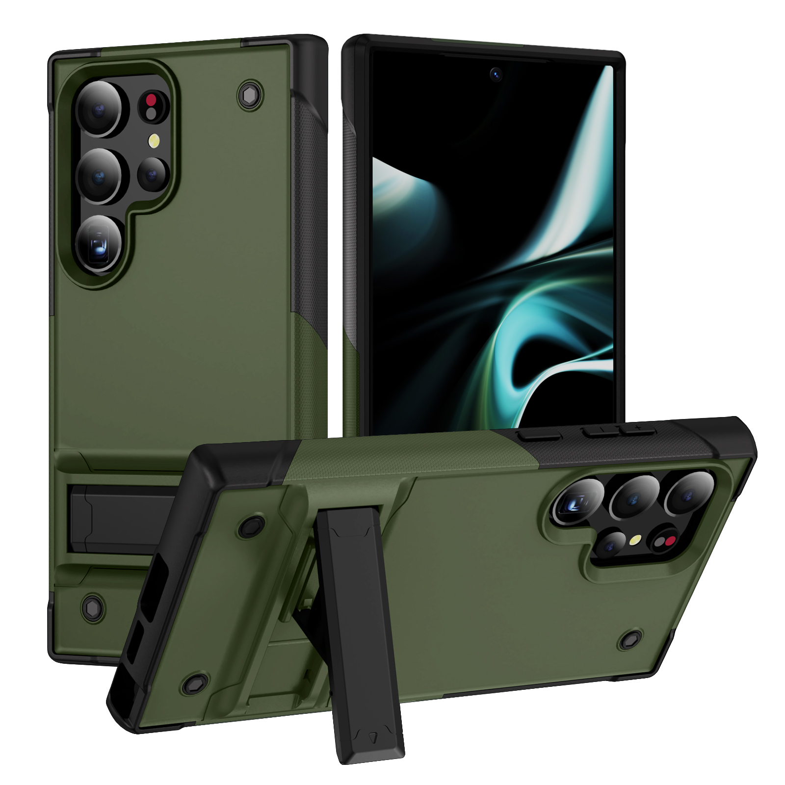 Army Green+Black