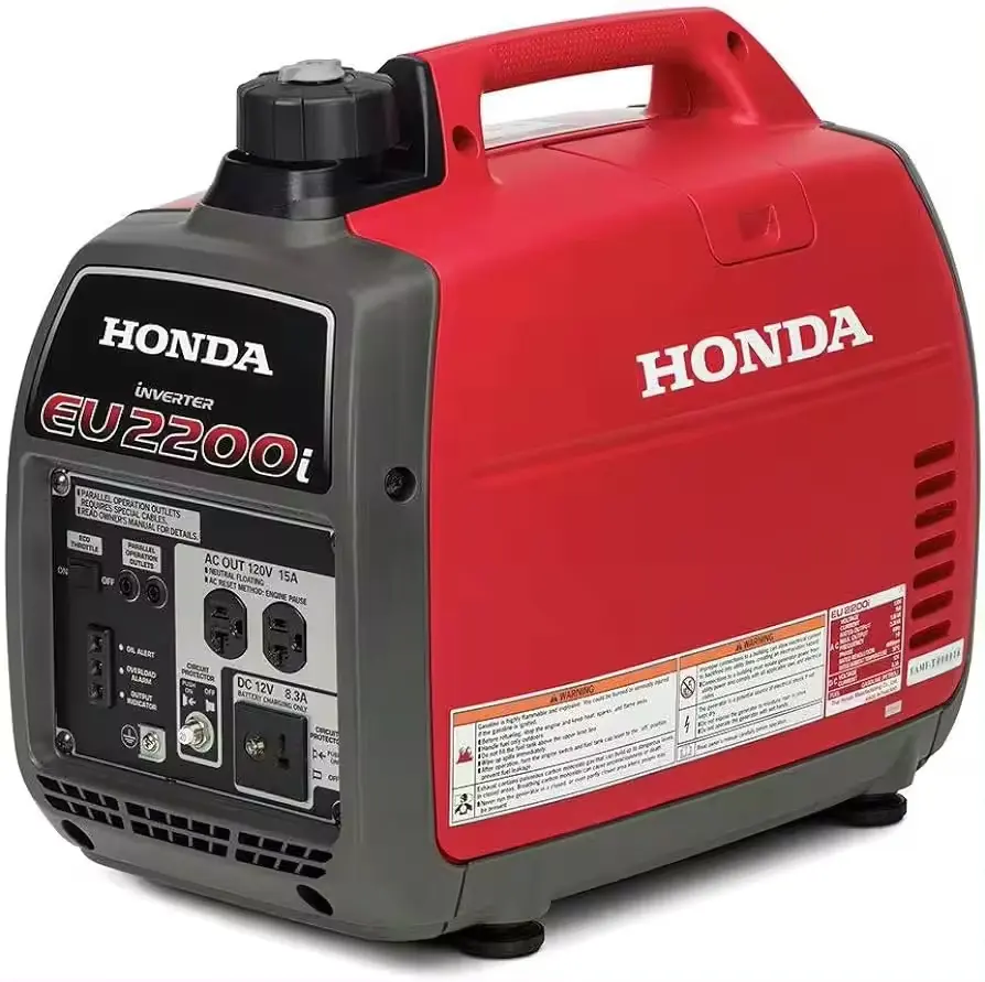100% original novo Honda-EU2200i gerador inversor portátil movido a gás silencioso de 2200 watts com CO-Minder com peças completas