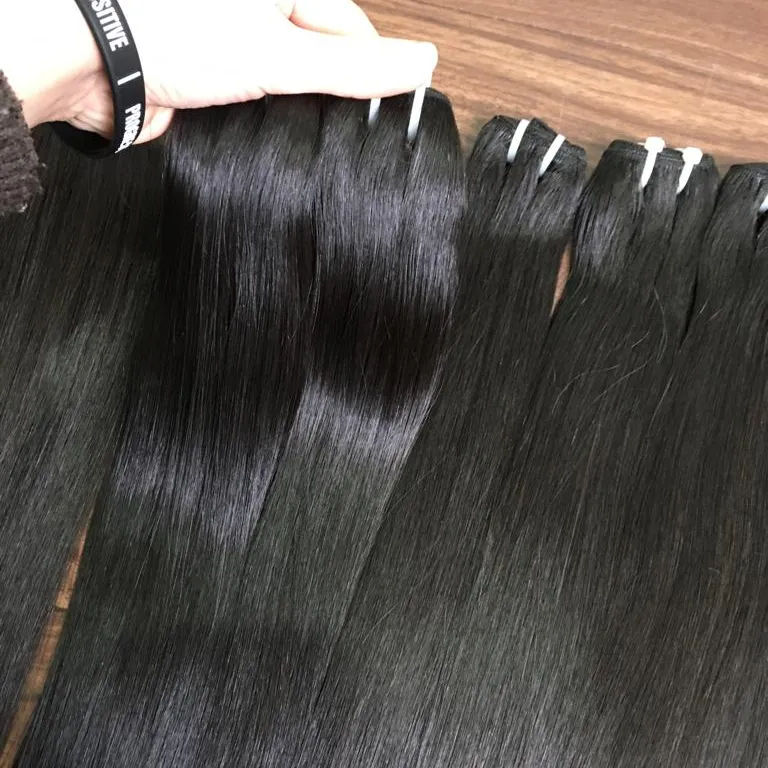 SDD Weft Bone Straight Extension Raw Factory wholesale human hair wefts sew-in hair shipping to USA UK human hair vendor