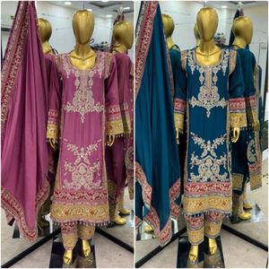 Dikişli hint pakistan Salwar Kameez Plazo toptan en düşük fiyat takım elbise seti hindistan etnik geleneksel giyim Palazo Shalwar seti - Product Image 1