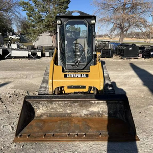 2015 Caterpillar Caterpillar b3 Turbo dizel Skid nokta dönüşlü yükleyici <span class=keywords><strong>66</strong></span> <span class=keywords><strong>HP</strong></span> tam kabin ısı/soğuk hava hidrolik hızlı Tach çoğaltıcı kullanılan yükleyici