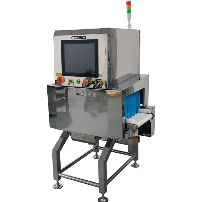Inspeksi makanan xray deteksi mesin sistem pemeriksa sinar-x untuk pabrik industri makanan