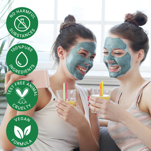 Fabrika doğrudan derin temizlik gri kil maskesi bambu kömür & Kaolin kili yüz Detoxify ve pürüzsüz net cilt için pul pul - Product Image 6