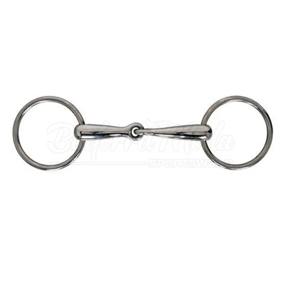 Mèche à mèches en acier inoxydable robuste Anneau de cheval Bouche articulée Joint torique lâche Mèche