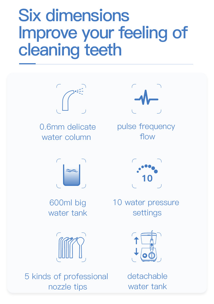 600ml Toothbrush Flosser All In One Professional Dental Oral Irrigator Fc165