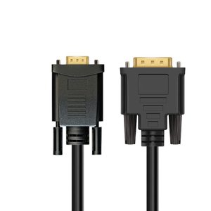 Activo DVI a VGA, DVI 24 + 1 de 2 m a VGA macho con chip Cable convertidor adaptador activo para PC 15-PIN VGA DVD Monitor HDTV