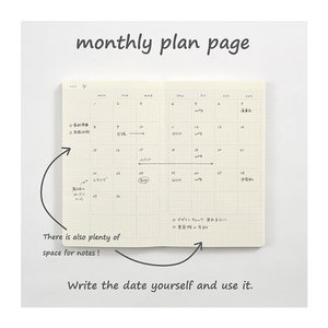 Splendid Highest Quality 3 Month Diary <strong>Notebook</strong> <strong>with</strong> Free <strong>Date</strong> Log Hard PP Cover - Product Image 1