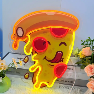 Tùy Chỉnh 3D UV Neon Dấu Hiệu Hoạt Hình Phim Hoạt Hình Bánh Pizza Và Bánh Hamburger Mô Hình Cho Nhà Hàng Quảng Cáo Cho Các Công Ty Và Doanh Nghiệp - Product Image 2