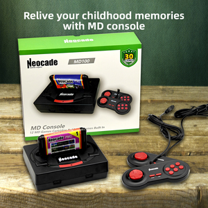 Cartuccia MD 12-in-1, scatola di gioco e console a doppia maniglia. 18 giochi PIKO. Supporta cartucce MD & uscita HD a schermo di grandi dimensioni. - Product Image 2