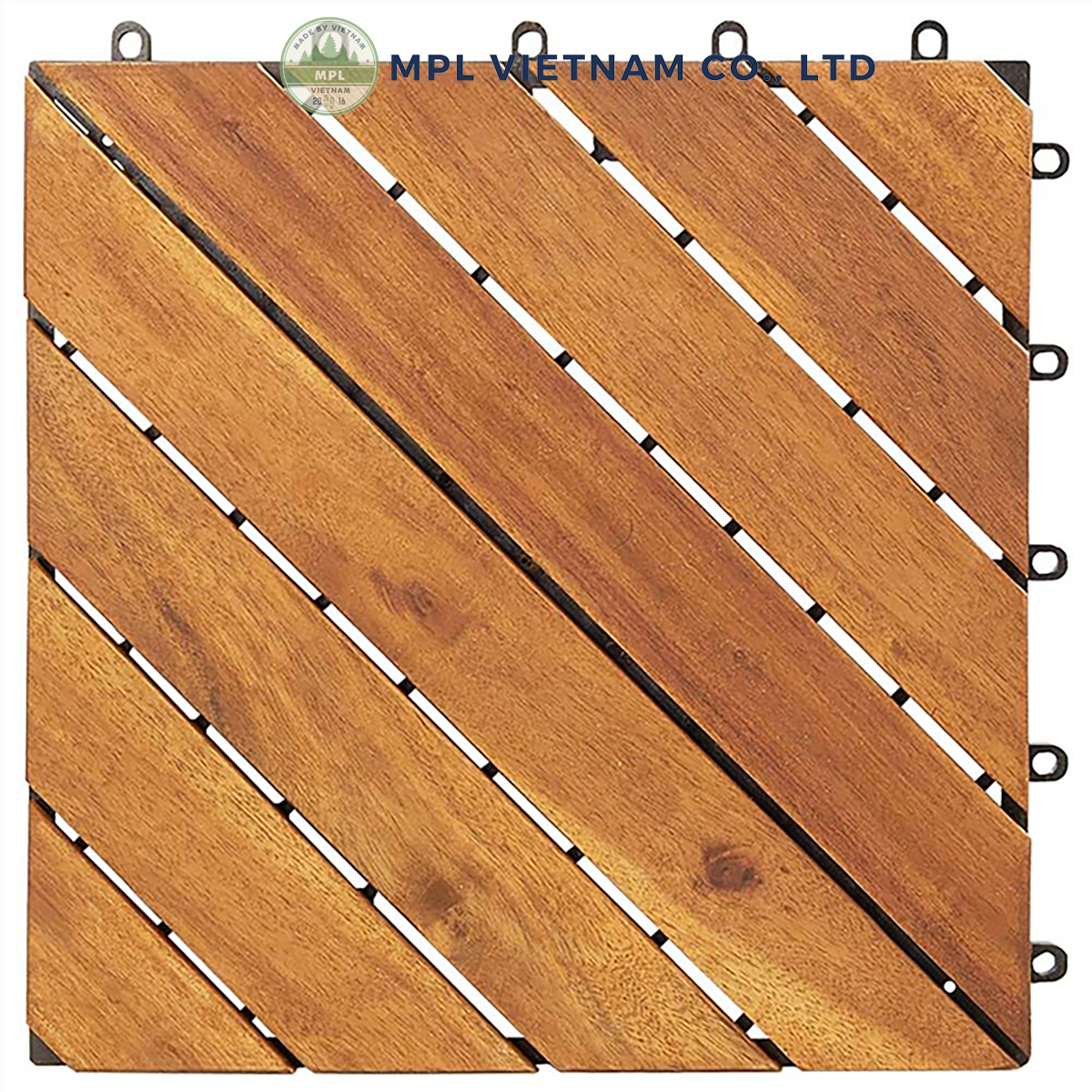 Flower Yellow 8-slat