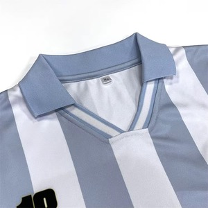 Futbol forması gömlek özel erkekler Retro baskılı Logo üniforma futbol spor ulusal favori oyuncu erkekler t.Shirt