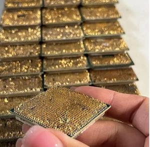 Yüksek kaliteli bilgisayar işlemci hurda mevcut hurda kart bilgisayar anakart seramik cpu hurda altın kurtarma için satış