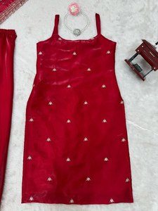 Zarif Jimi Choo konu ve dizisi çalışma Kurti Plazo ve dantel sınır Dupatta ile 3XL ile XXL boyutları M giymek için hazır Set - Product Image 4