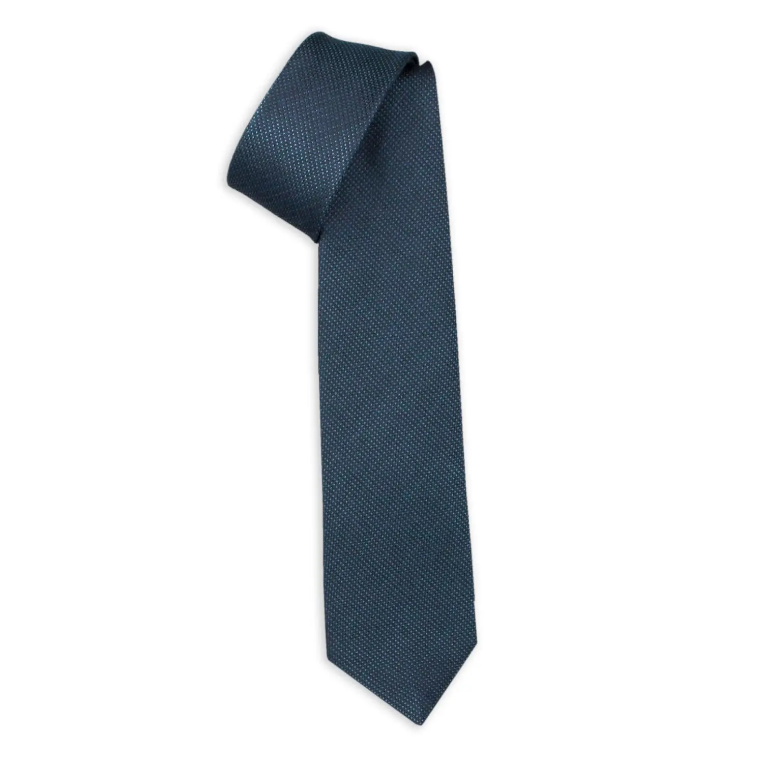 Made in Italy Italienische sieben fach gebundene Krawatten-100% Seide Jacquard Napoli Peacock Blue-Erhöhen Sie Ihre Präsenz