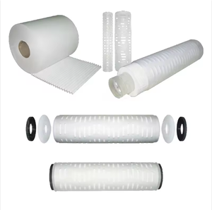 Yüksek kalite 10 inç 20 inç PP pilili PES filtre ile 0.1 0.2 1 mikron filtre elemanı pp pilili membran kartuşu - Product Image 1