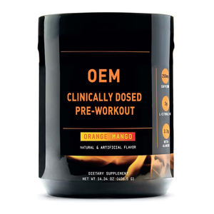 Produttore di polvere Pre-allenamento | OEM/Private Label | CGMP | Miscela amminica personalizzata (creatina, L-glutammina) | MOQ 500 + | Nessuna vendita al dettaglio - Product Image 1
