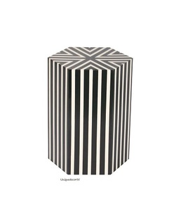โต๊ะกาแฟประดับมุกฝังติดกระดูกของตกแต่งบ้านโต๊ะคอนโซลกลาง - Product Image 5