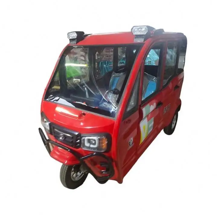 New Product Tuk Dza Lowspeed Car Fully Enclosed Vehicle For Sale Mobility Three Wheel Electric Tricycle