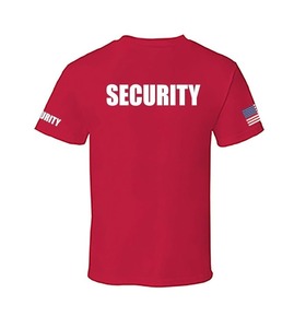 Factory Direct Sell Printed Short Sleeve <strong>T</strong> Shirt Security Guard Uniform Tops for Male and Female - Product Image 4
