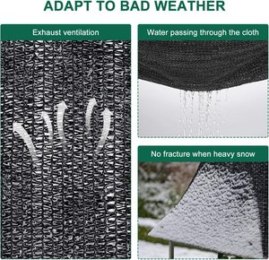 HDPE Garden Shade Stoff beständige Sun Shade Net Mesh Tarp mit verstärkten Ösen Shade Trap für Pflanzen-und Pergola Sun shade - Product Image 6