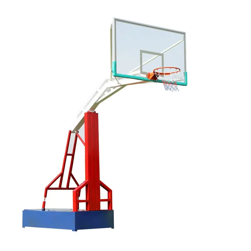 الصين مصنع جولة الأنابيب قائم كرة السلة كرة السلة المحكمة