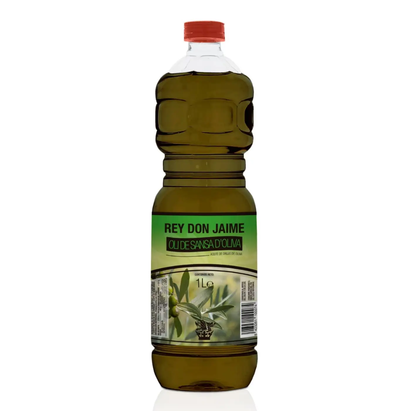 Aceite de orujo de oliva de alta categoría española, aceite de orujo de Pain, remium, lastic, ackaging, ick, Ype, rigin
