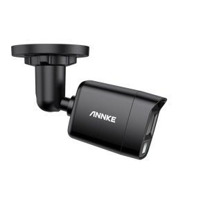 Câmera inteligente analógica ANNKE 3K TVI Bullet para segurança externa, luz dupla colorida, visão noturna IP67 à prova de intempéries com Au