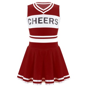 <strong>Cheap</strong> Price Custom Oem Design Solid Color Women Cheerleading Uniform Custom Logo Women Cheerleading Uniform CLU-0116 - Product Image 1