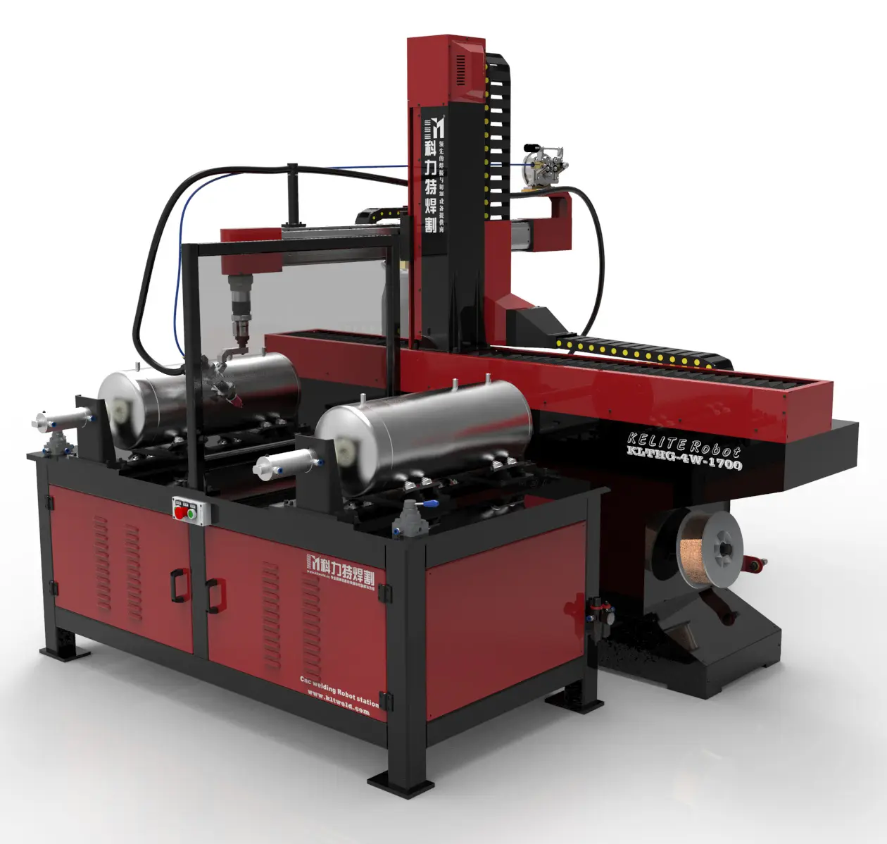 Robot de soldadura inteligente MIG/MAG/TIG/CO2 de 4 ejes, máquina de soldadura automática controlada por CNC, Robot de soldadura Industrial