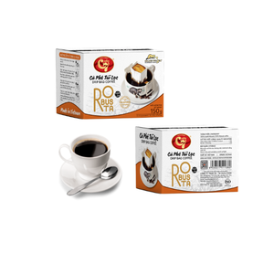 פרמיה טפטוף שקית קפה נייר מסנן robusta שעועית קלויה פרטי תווית 'weasel 'מותג הוקאד בוייטנאם
