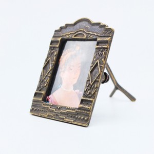 Vintage hình học Brass khung ảnh, đồng thau nhỏ khung <span class=keywords><strong>1</strong></span>,<span class=keywords><strong>5x2</strong></span> "Tân gia món quà - Product Image 4