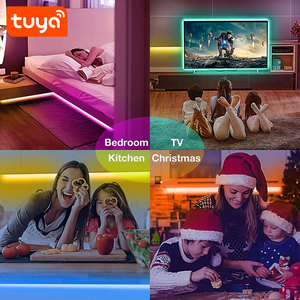 Лидер продаж, умный ИК-контроллер Tuya/Wi-Fi, Управление приложениями, 5 м, 5050 RGB, Светодиодная лента с функцией PST-RGB05M музыки