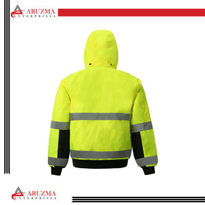 廉价反光安全反射夹克/阻燃安全夹克工作服防水工作服安全夹克 - Product Image 3