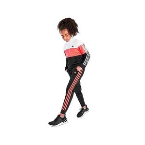 एडिडास की लड़कियों ज़िप फ्रंट ट्राइट जैकेट सफेद/क्रिमसन रंगीन ट्रैकसूट. 100% प्रामाणिक✅ - Product Image 3