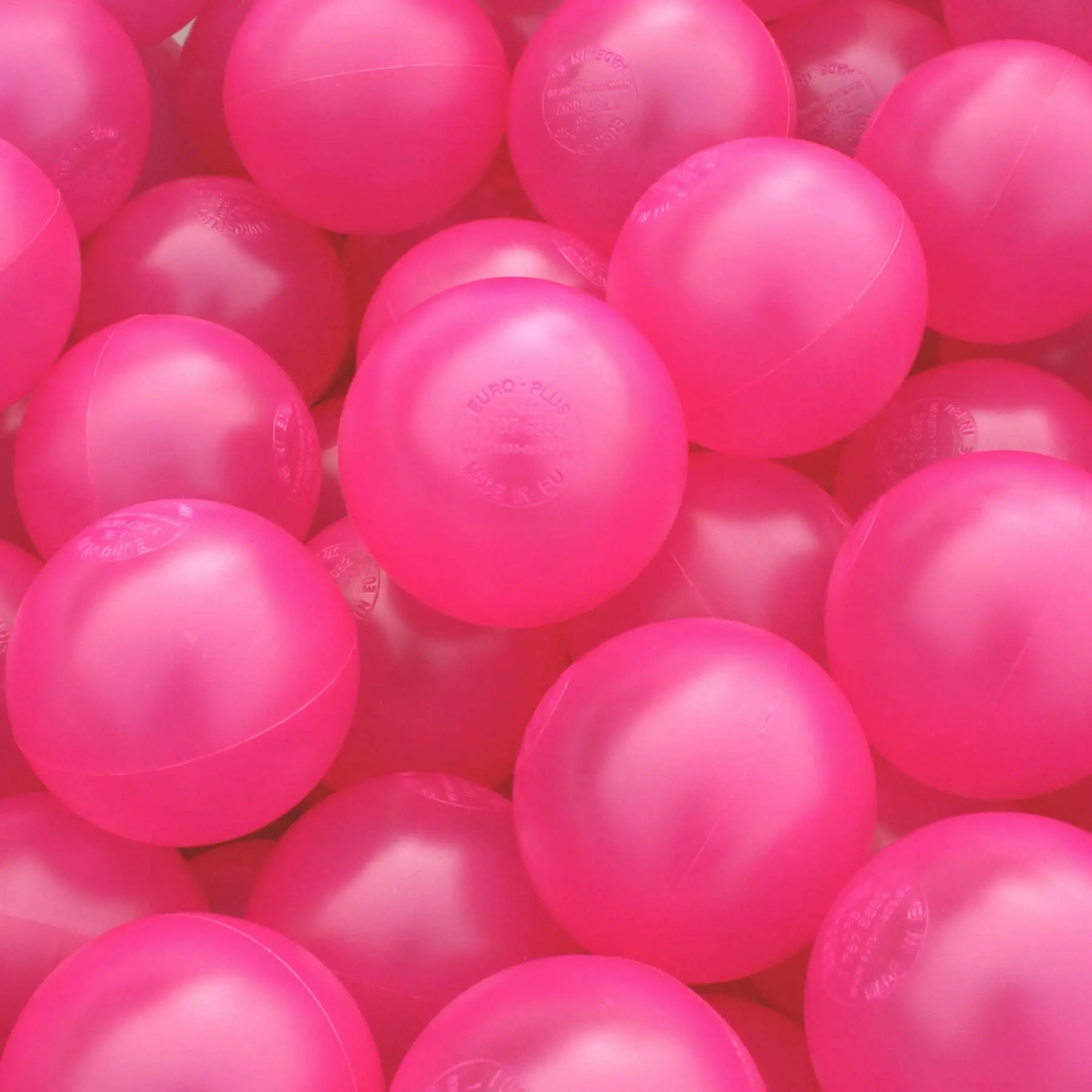 80mm 75mm बच्चों महासागर गेंदों के लिए गैर विषैले BPA मुक्त नरम प्लास्टिक गेंदों गेंद गड्ढे खेलने तम्बू लड़कियों के लिए गुलाबी मिश्रण में किए गए यूरोपीय संघ