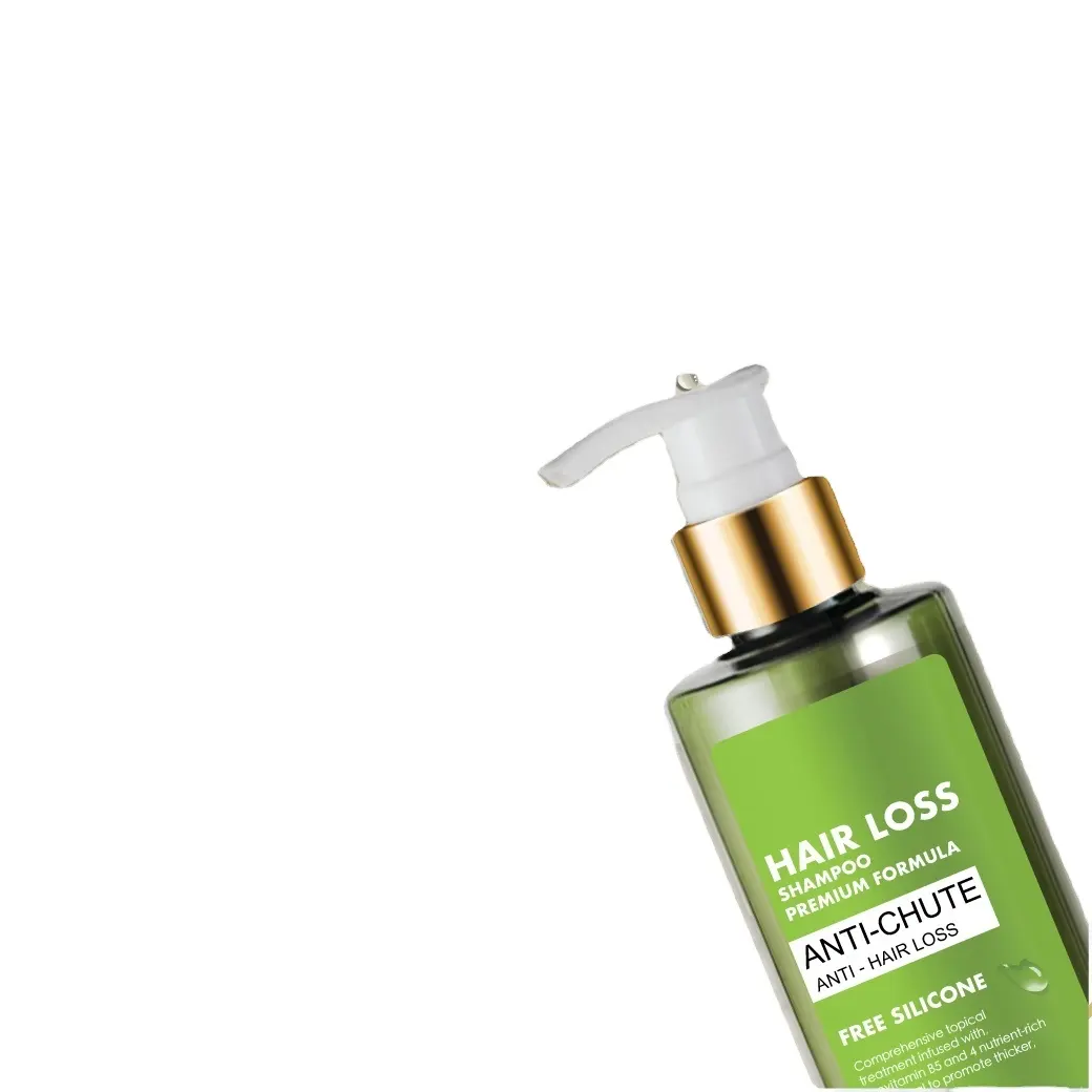 Shampoo para perda de cabelo OEM ODM de marca própria Nutritivo e hidratante controle de óleo de ervas sem silicone suavizante anti-off natural