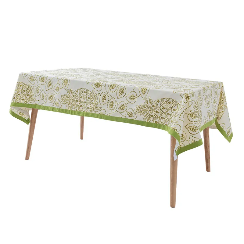 Nova Chegada Impresso Algodão Mesa Redonda mesa de cobertura guardanapo macio sustentável mesa quadrada roupas do Paquistão