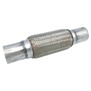 Stainless Steel 2"*6"*10" SS Double Braided Exhaust Hose with Connector, Customizable Exhaust <strong>Flexible</strong> <strong>Pipe</strong>