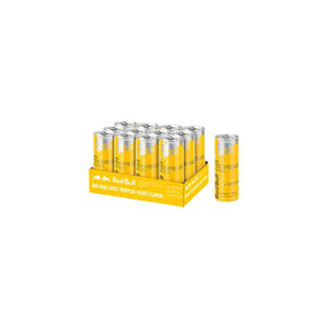 Red Bull Yellow Edition Energy <strong>Drink</strong>, Tropical, with 114mg Caffeine Plus Taurine &amp; <strong>B</strong> Vitamins, 12 Fl Oz, Pack of 12 Cans