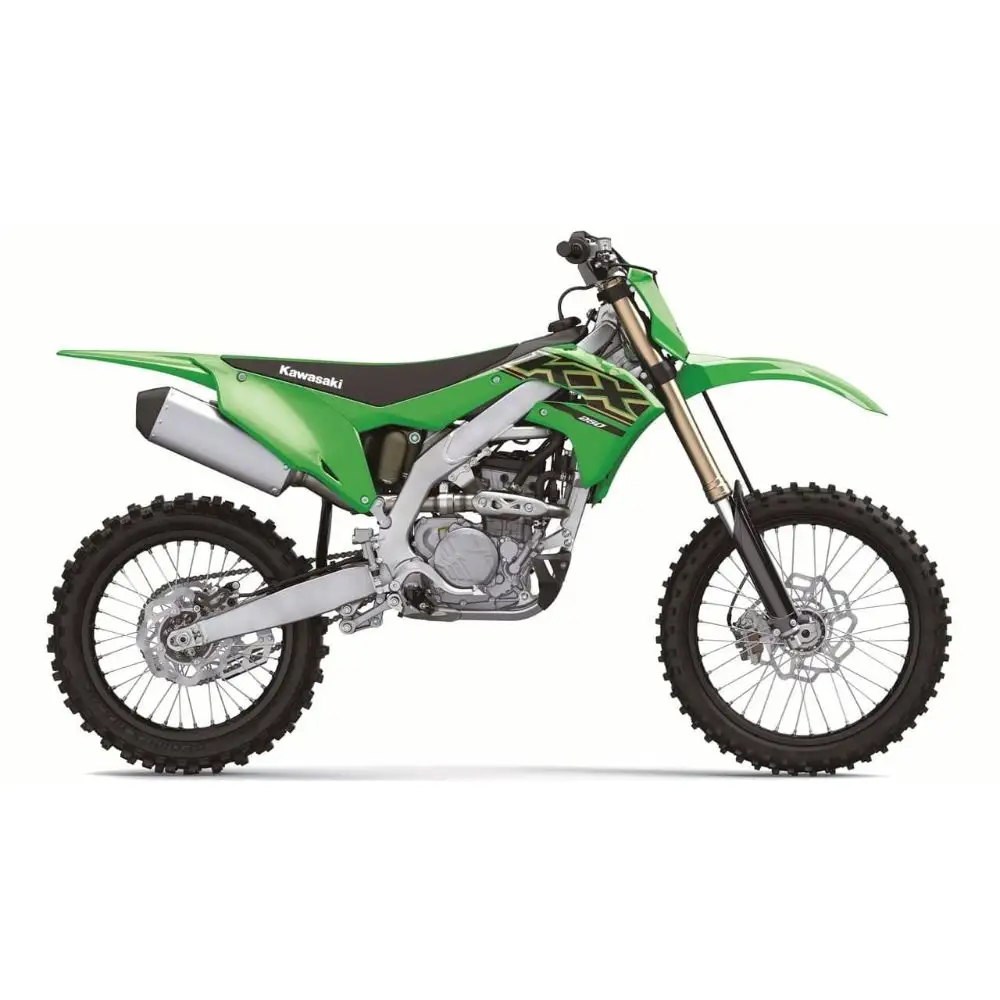 دراجة ترابية احترافية جديدة Kawasakiis KX250 وزنها يزيد عن رطل