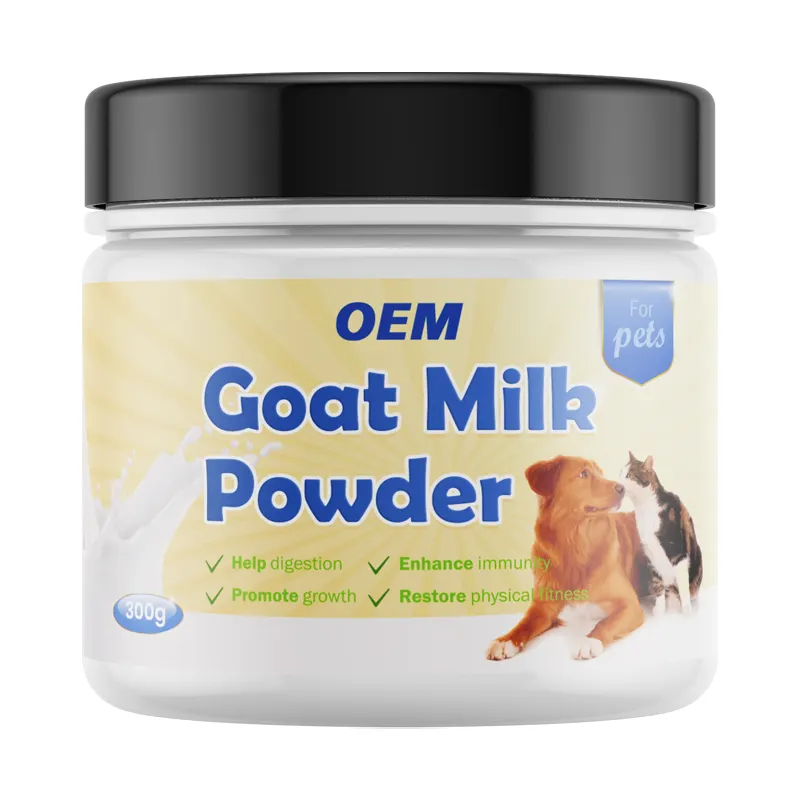 OEM Pet köpek süt tozu beslenme yüksek kalsiyum keçi süt tozu yavru için