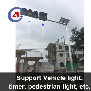 2 Way Traffic свет Зебра пешеходного перехода системы PLC удобная программа беспроводной пешеходный контроллер - Product Image 3