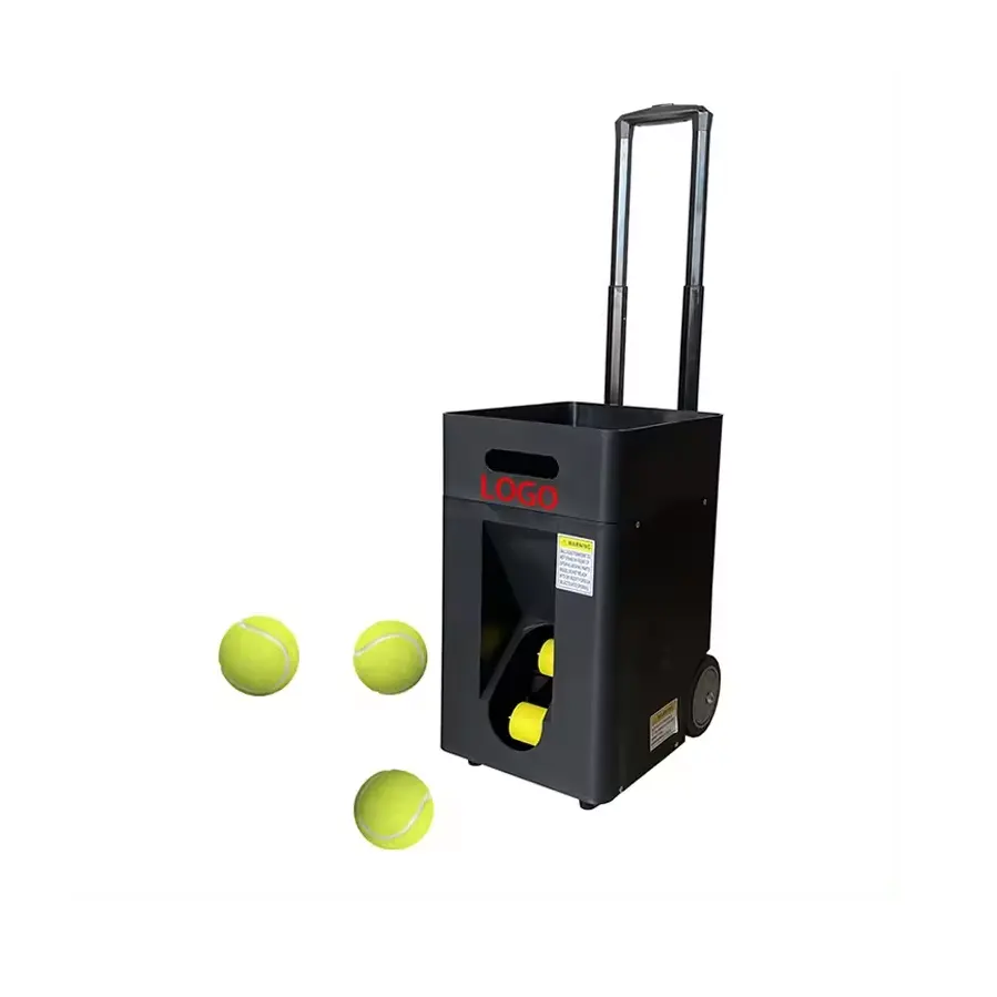 Consegna veloce portatile pratica Tennis paddle Ball Machine con telecomando pronto per la spedizione