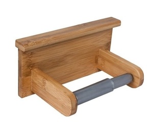 Solid Wood Toilet Paper Holder Handicraft Standard Design High Quality Wooden Bathroom Toilet Paper Roll Holder