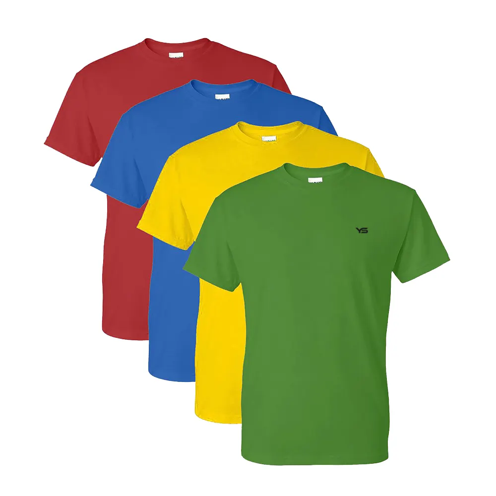 Yüksek kaliteli erkek T Shirt ile özel tasarım ve renk adam Tee artı boyutu Unisex erkek t-shirtü % 100% pamuklu kumaş T-Shirt