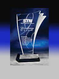 2025 Stunning Blue Frosted Acrylic <strong>Award</strong>: A Perfect Recognition Piece for Achievements and Excellence - Product Image 6