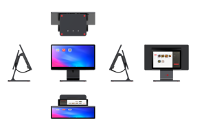 SWAN 1 PRO All-in-One 15.6+10.1 Inch POS-systeem Android kassa NFC-kaartlezer Bluetooth 5.2 voor restaurants en detailhandel - Product Image 4