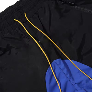 Homens Premium Nylon Fitness Shorts 3M reflexivo Drawstring logotipo personalizado padrão sólido verão tecido tecido design elegante